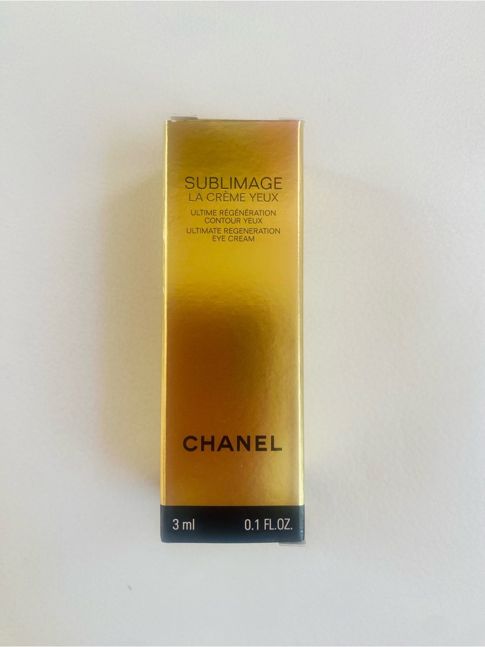 CHANEL Sublimage La Crème Yeux - Gold Box 3ml